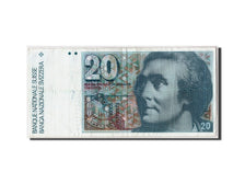 Svizzera, 20 Franken, 1986, KM:55f, Undated, BB