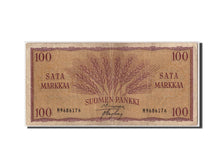 Finlandia, 100 Markkaa, 1957, KM:97a, Undated, BB
