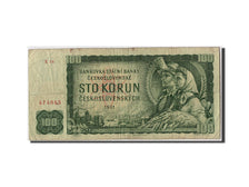 Geldschein, Tschechoslowakei, 100 Korun, 1961, Undated, KM:91b, S