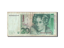 République Fédérale Allemande 20 Deutsche Mark, 1991, KM:39a, 1991-08-01, TB+