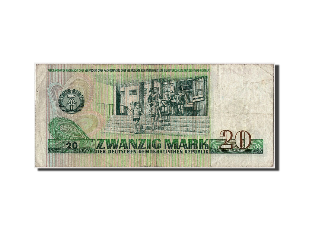 Banconote, Germania - Repubblica Democratica, 20 Mark, 1975 (1986), KM:29b