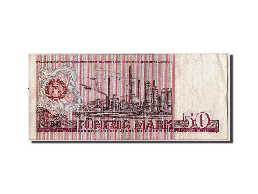 Germany - Democratic Republic, 50 Mark, 1971 (1986), KM:30b, Undated, EF(40-45)
