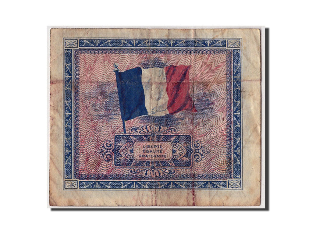Banknote, France, 2 Francs, 1944 Flag/France, 1944, Undated, VF(20-25)