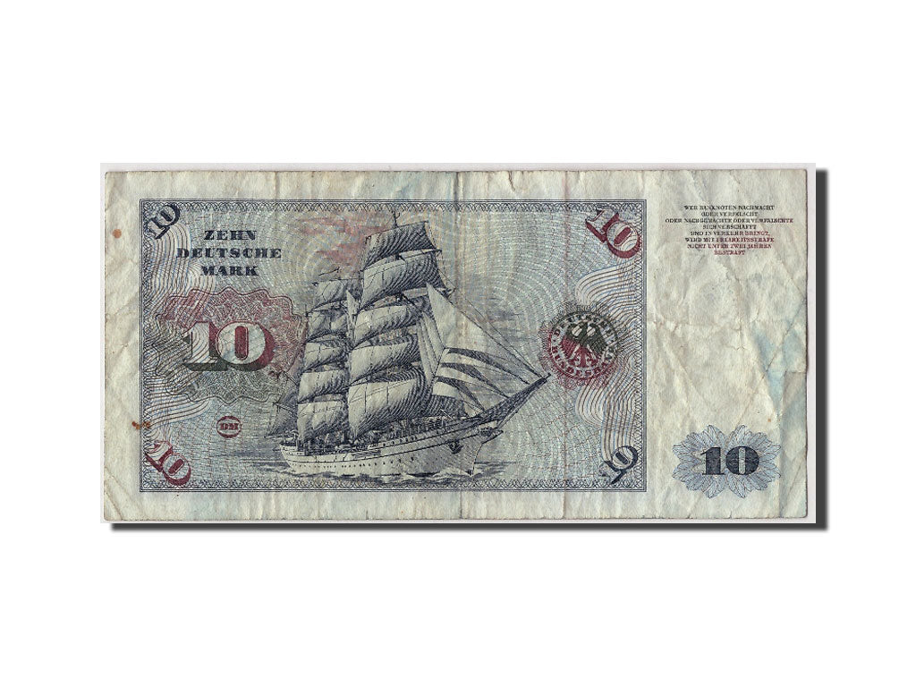 Banknote, GERMANY - FEDERAL REPUBLIC, 10 Deutsche Mark, 1970, 1970-01-02