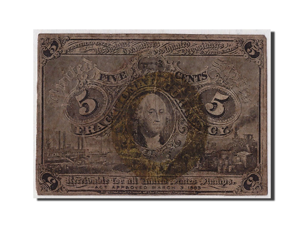 Vereinigte Staaten von Amerika, 5 Cents, 1863, KL:3226, 1863-03-03, VF(20-25)