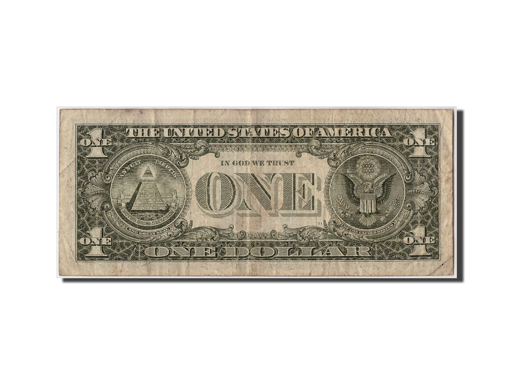 United States, One Dollar Federal Reserve Note, 1985, Chicago, KL:3706, Undated,