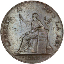 FRANCE, 2 Sols, 1791, KM #Tn23, AU(50-53), Bronze, Brandon #217, 17.17