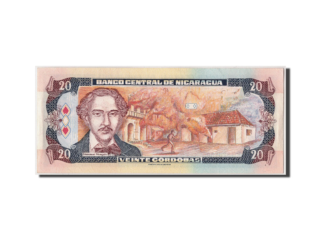 Nicaragua, 20 Cordobas, 1995, KM:182, Undated, SPL