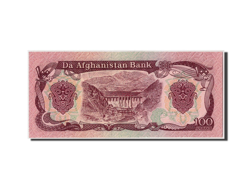 Billet, Afghanistan, 100 Afghanis, SH1370 (1991), Undated, KM:58c, SPL