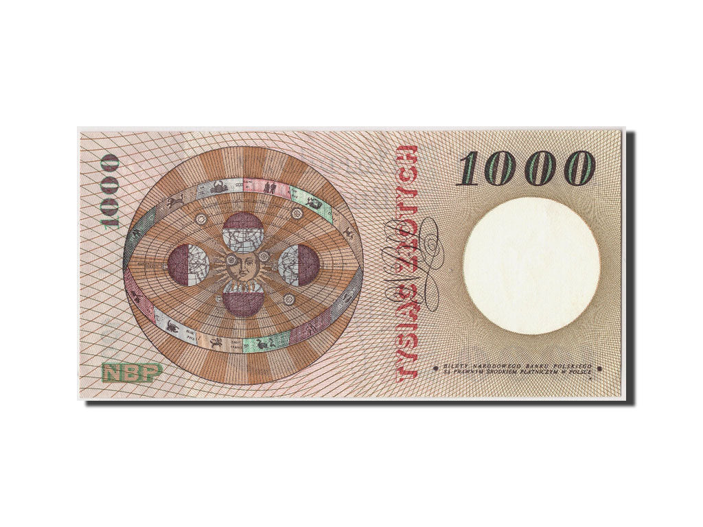 Poland, 1000 Zlotych, 1965, KM:141a, 1965-10-29, UNC(65-70)
