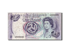 Isle of Man, 1 Pound, Undated, KM:40b, Undated, VF(30-35)