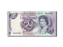 Isle of Man, 1 Pound, Undated, KM:40b, Undated, VF(20-25)