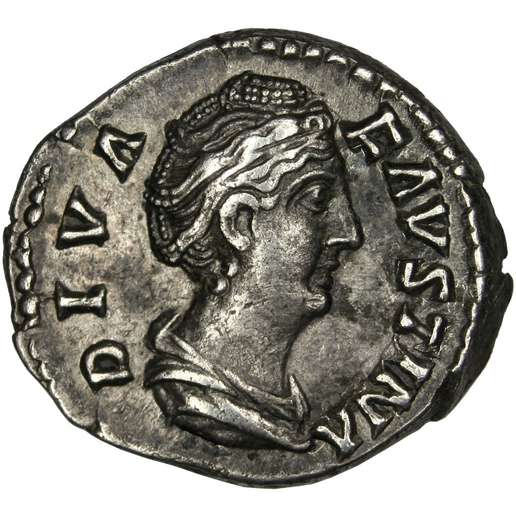 Coin, Faustina I, Denarius, EF(40-45), Silver, Cohen:136