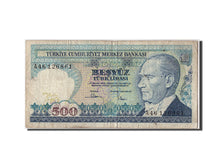 Banknote, Turkey, 500 Lira, L.1970 (1983), Undated, KM:195, VF(20-25)