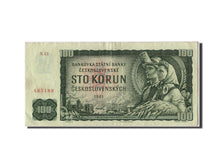 Banconote, Cecoslovacchia, 100 Korun, 1961, KM:91c, Undated, MB+