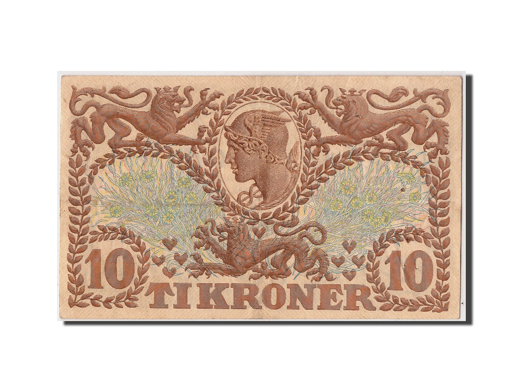 Dänemark, 10 Kroner, 1937, Undated, KM:31a, EF(40-45)