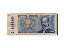 Czechoslovakia, 1000 Korun, 1985, KM:98, Undated, VF(20-25)