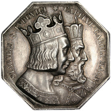 France, Notary, Token, 1844, MS(63), Dubois, Silver, Lerouge #146, 19.04