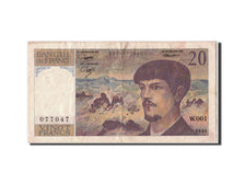 Banknote, France, 20 Francs, 20 F 1980-1997 ''Debussy'', 1980, Undated