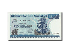 Simbabwe, 2 Dollars, 1994, Undated, KM:1c, AU(50-53)