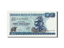 Zimbabwe, 2 Dollars, 1994, KM:1c, Undated, BB+