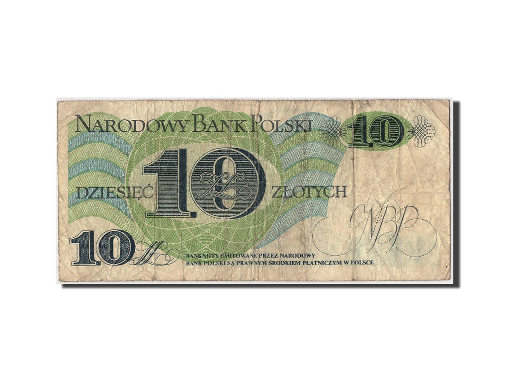 Banknote, Poland, 10 Zlotych, 1982, 1982-06-01, KM:148a, VG(8-10)