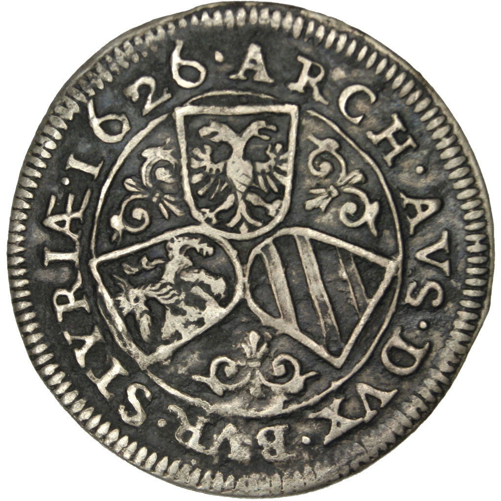 AUSTRIA, 3 Kreuzer, 1626, Graz, KM #493, AU(50-53), Silver, 1.99