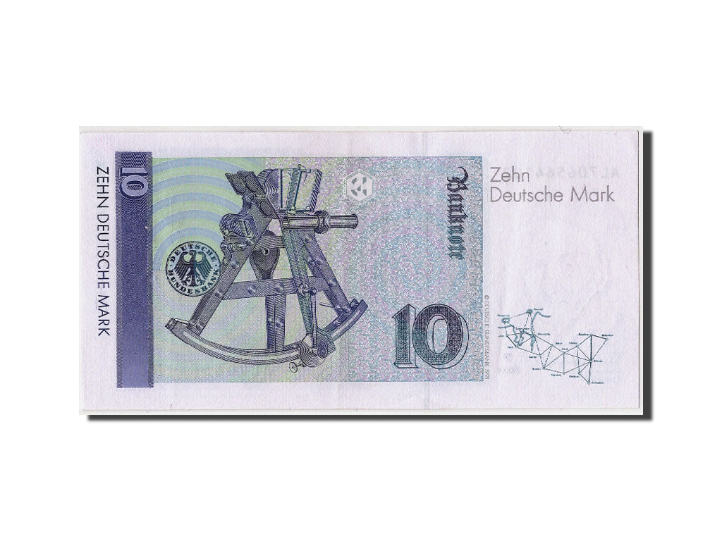 GERMANY - FEDERAL REPUBLIC, 10 Deutsche Mark, 1989, KM:38a, 1980-01-02