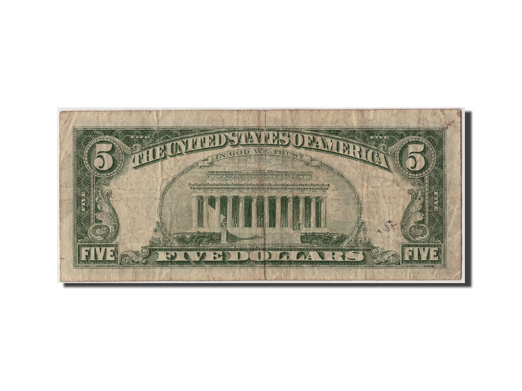 United States, Five Dollars, 1963A, KL:1873, Undated, VF(20-25)