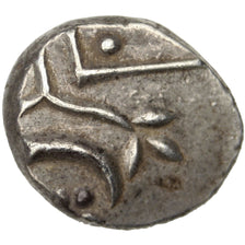 India, Chuckram, KM #1, MS(63), Silver, 0.38