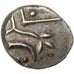 India, Chuckram, KM #1, MS(63), Silver, 0.38