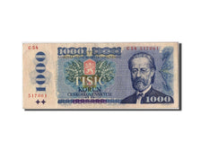 Banknote, Czechoslovakia, 1000 Korun, 1985, Undated, KM:98, VF(30-35)