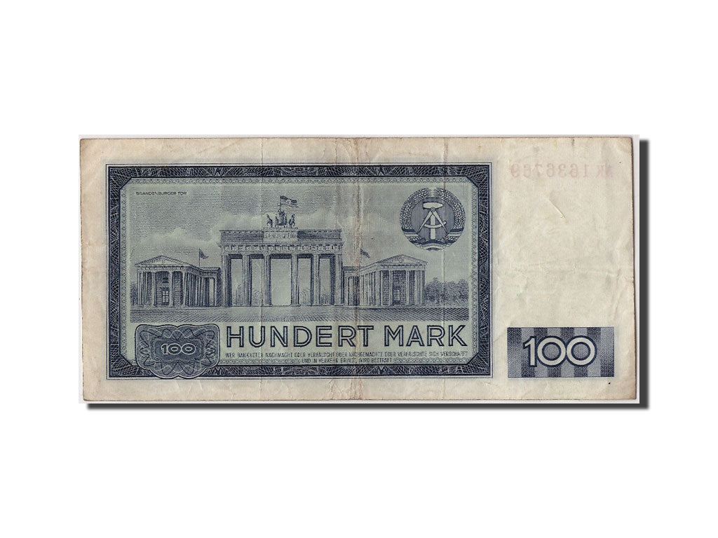 Germania - Repubblica Democratica, 100 Mark, 1964, KM:26a, Undated, MB