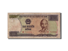 Vietnam, 2000 Dông, 1987, KM:103a, Undated, BB