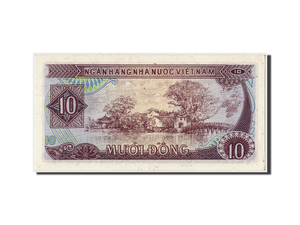 Geldschein, Vietnam, 10 D<ox>ng, 1985, Undated, KM:93a, UNZ-