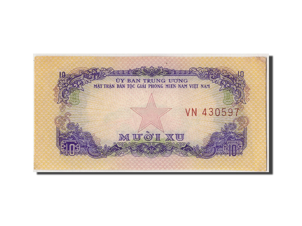 Banknote, South Viet Nam, 10 Xu, Undated (1968), Undated, KM:R1, UNC(60-62)