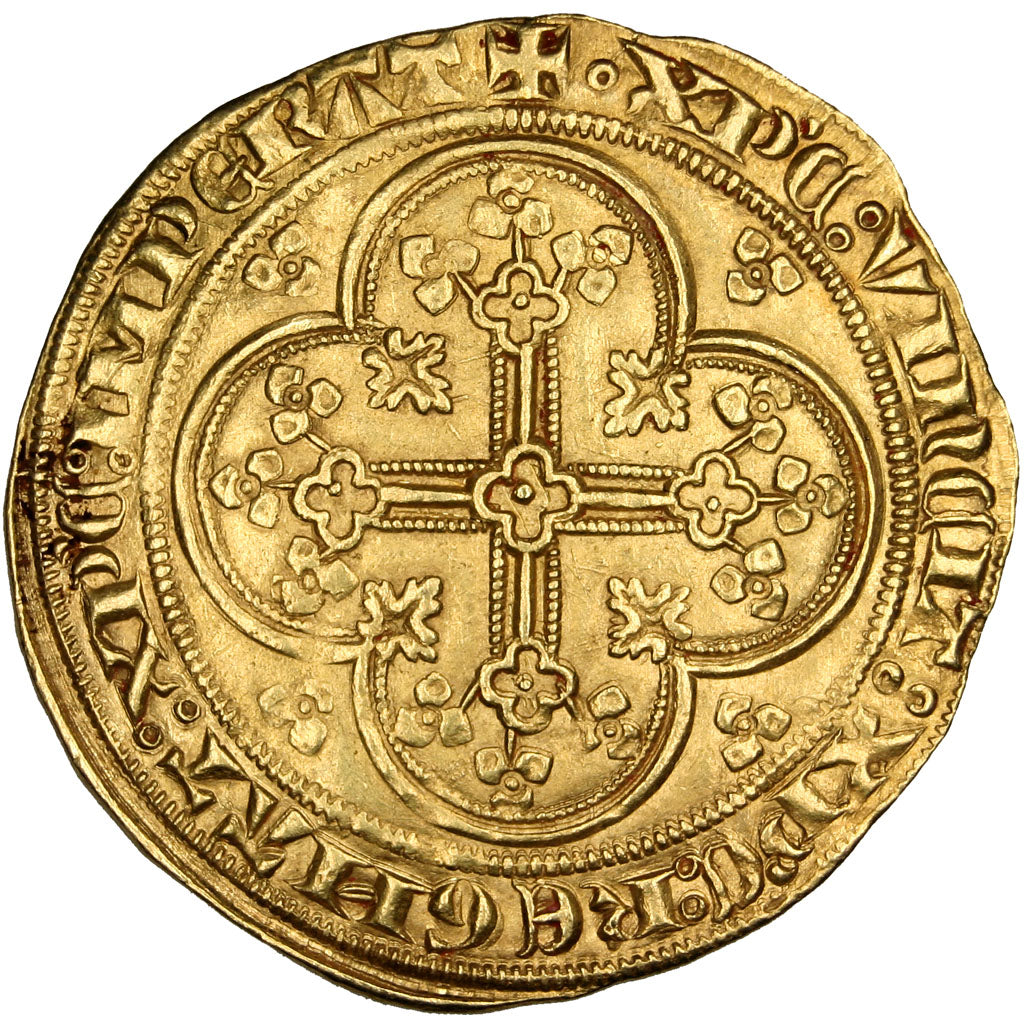 FRANCE, Ecu d'or, AU(55-58), Gold, Duplessy #249var, 4.52