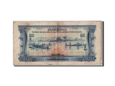 Banknote, Lao, 100 Kip, Undated, Undated, KM:23a, VF(30-35)