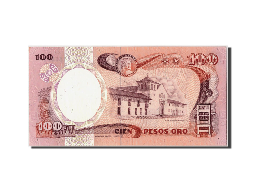 Banknote, Colombia, 100 Pesos Oro, 1985, 1985-10-12, KM:426b, UNC(65-70)