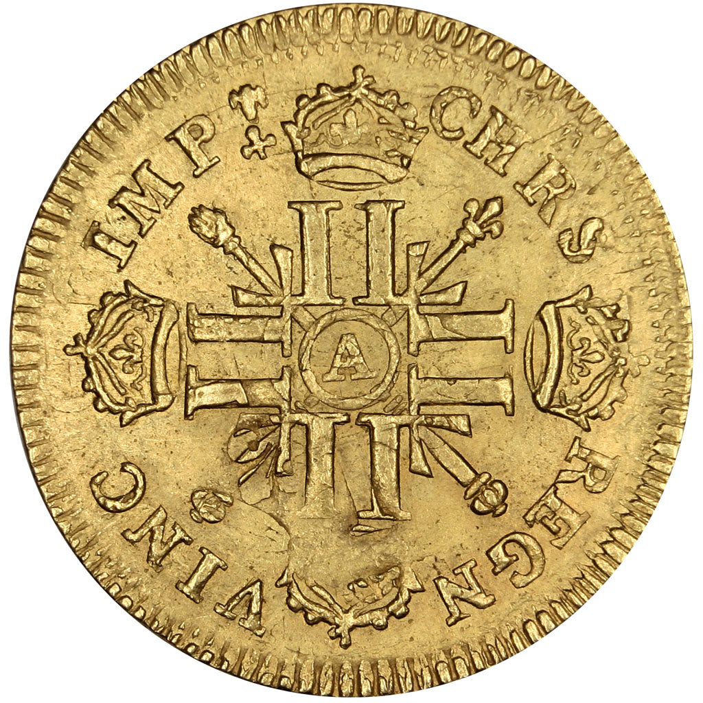 FRANCE, Louis d'Or, 1701, Paris, AU(50-53), Gold, Gadoury #253, 6.68
