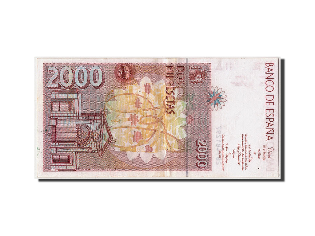 Banconote, Spagna, 2000 Pesetas, 1992, KM:164, 1992-04-24, BB