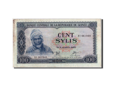 Guinée, 100 Sylis, 1980, KM:26a, 1960-03-01, TB+