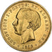 PORTUGAL, 5000 Reis, 1862, KM #508, AU(55-58), Gold, 8.91
