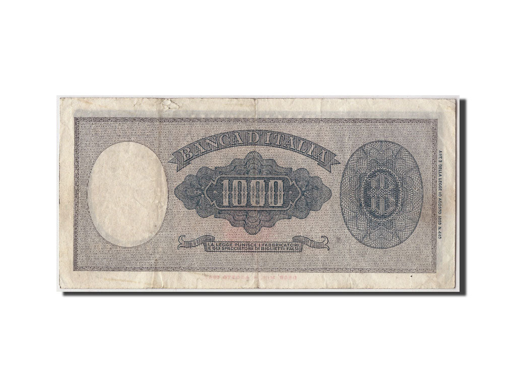 Banknote, Italy, 1000 Lire, 1949, 1949-02-11, KM:88b, VF(30-35)