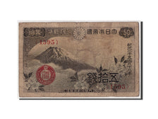 Japan, 50 Sen, 1938, Undated, KM:58a, VG(8-10)