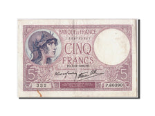 Billete, Francia, 5 Francs, 5 F 1917-1940 ''Violet'', 1939, 1939-08-10, MBC+