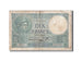 Billete, Francia, 10 Francs, 10 F 1916-1942 ''Minerve'', 1939, 1939-09-14, BC+