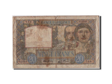 France, 20 Francs, 20 F 1939-1942 ''Science et Travail'', 1941, KM:92b