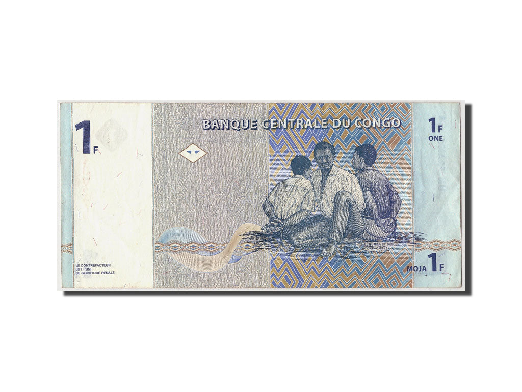 Repubblica Democratica del Congo, 1 Franc, 1997, KM:85a, 1997-11-01, BB