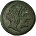 Moneta, Bruttium, Petelia, Demeter, Obol, AU(50-53), Bronze